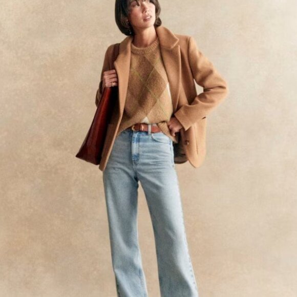 Sezane Jack Jacket in Camel - Picture 2 of 6